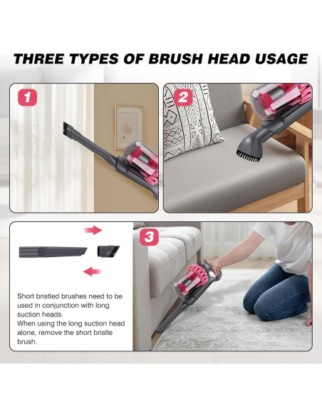 Aspiradora de Cama DICN 100W con Luz UV y Filtro HEPA Aspiradora de Cama DICN 100W con Luz UV y Filtro HEPA