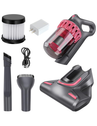 Aspiradora de Cama DICN 100W con Luz UV y Filtro HEPA