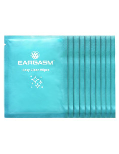 Kit de Limpieza Eargasm para Tapones de Oídos - 10 Toallitas