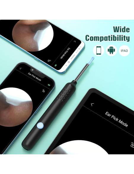 Otoscopio LMECHN con Cámara HD 1080P y 6 Luces LED