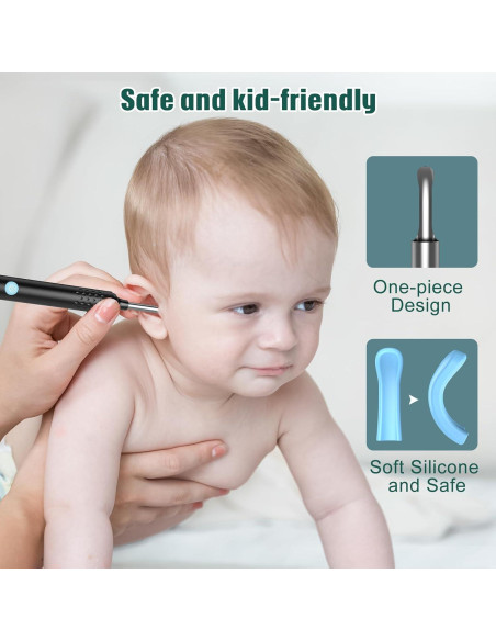 Otoscopio LMECHN con Cámara HD 1080P y 6 Luces LED