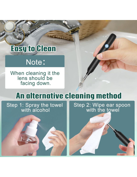 Otoscopio LMECHN con Cámara HD 1080P y 6 Luces LED