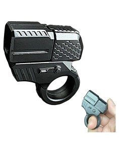 Anillo Antiestrés EDC FENGSHUNXI Negro Alivio de Estrés