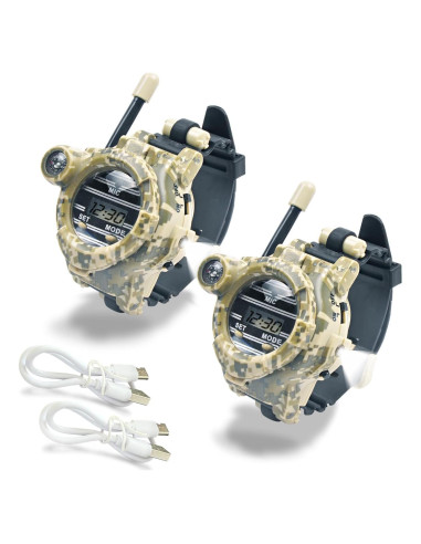 Walkie Talkie Reloj para Niños Lincolin Camo 7 en 1