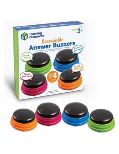 Timbres Grabables Learning Resources - Set de 4 Colores