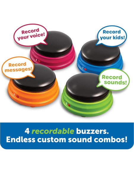 Timbres Grabables Learning Resources - Set de 4 Colores Timbres Grabables Learning Resources - Set de 4 Colores