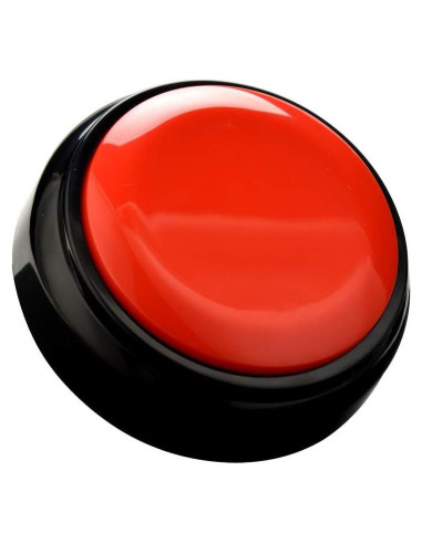 Botón Grabable de Voz Rojo - 30 Segundos - Para Mascotas y Juegos