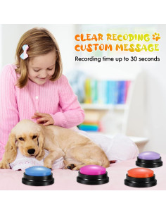 Botones de Grabación de Voz para Perros Chumia - 12 Pcs, 30 Segundos 2