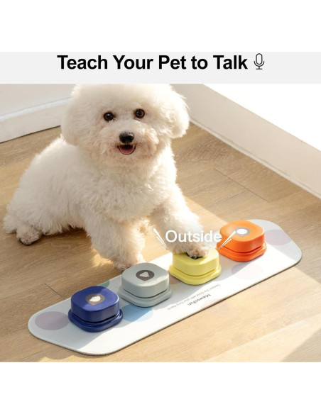 Botones de Entrenamiento para Perros MEWOOFUN - 4 Paquetes
