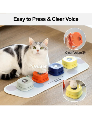 Botones de Entrenamiento para Perros MEWOOFUN - 4 Paquetes