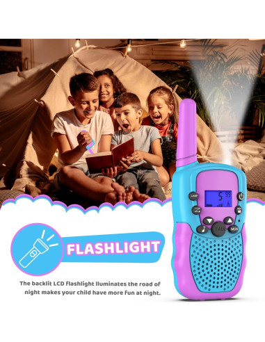 Walkie Talkies Selieve para Niños 3 Paquete Rango 3 KM