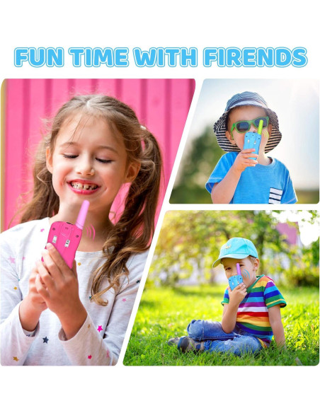 Walkie Talkies Selieve para Niños 3 Paquete Rango 3 KM