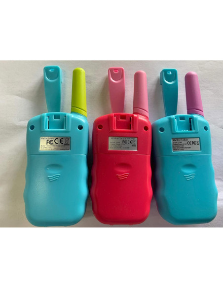 Walkie Talkies Selieve para Niños 3 Paquete Rango 3 KM