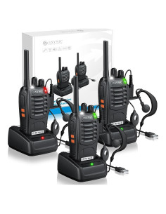 Walkie Talkies eSynic 3 Pack 5KM Rango Largo 16 Canales