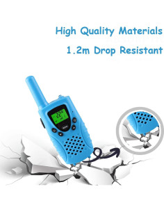 Walkie Talkies para Niños inYYTer 3 Pack Amarillo 6.44km 2