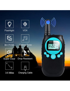 Walkie Talkies Recargables Anybetter SC-R40 5 Millas 22CH 2