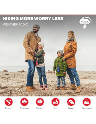 Walkie Talkies WisHouse M9 Recargables 2 Vías para Niños y Adultos