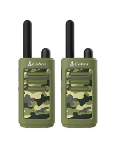 Walkie Talkies Cobra HE150 G para Niños - Alcance 25.75 km, Verde