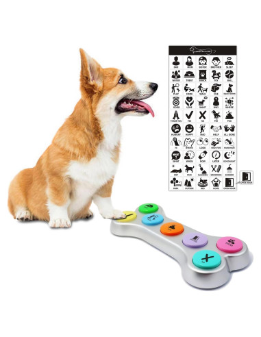 Botones de Comunicación para Perros ANLIKY Set de 7 Grabables