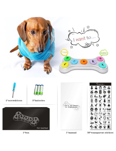 Botones de Comunicación para Perros ANLIKY Set de 7 Grabables