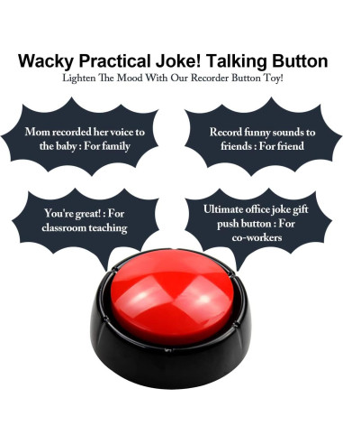 Botón Grabable de Grabación de Voz 30 Segundos MOYEIKH