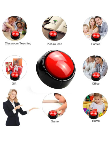 Botón Grabable de Grabación de Voz 30 Segundos MOYEIKH