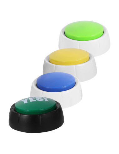 Botones Hablantes para Perros Milisten - Paquete de 4 Unidades