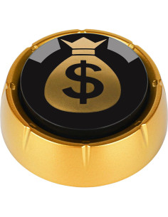 Botón Hablante Mealivos BT1005 Rojo y Negro 8.8cm 2