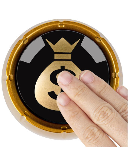 Botón Hablante Mealivos BT1005 Rojo y Negro 8.8cm