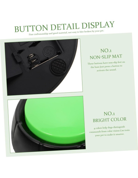 Botones Hablantes para Perros Milisten - Paquete de 4 Unidades