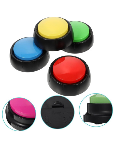 Botones Hablantes para Perros Milisten - Paquete de 4 Unidades