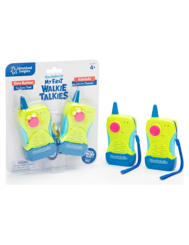Walkie Talkies para Niños GeoSafari Jr. 2-Pack - 90m