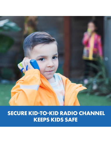 Walkie Talkies para Niños GeoSafari Jr. 2-Pack - 90m
