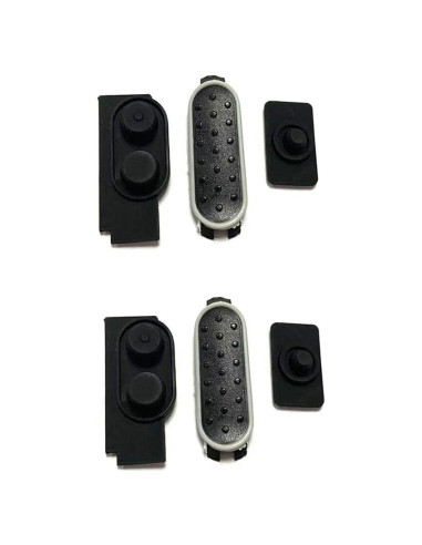 Botón de goma PTT 2 piezas para Motorola XPR3500e XiR P6600i