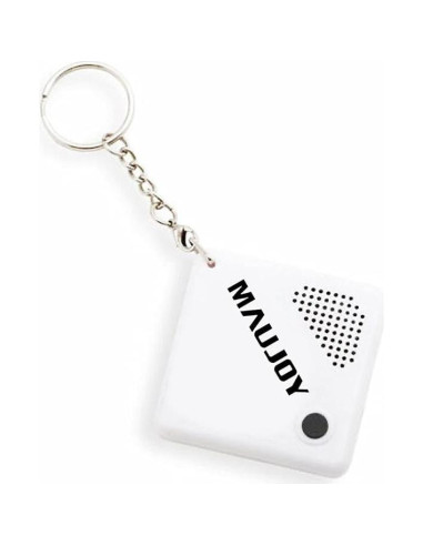 Reloj Hablante MAUJOY para Ciegos - Llavero Compacto Blanco