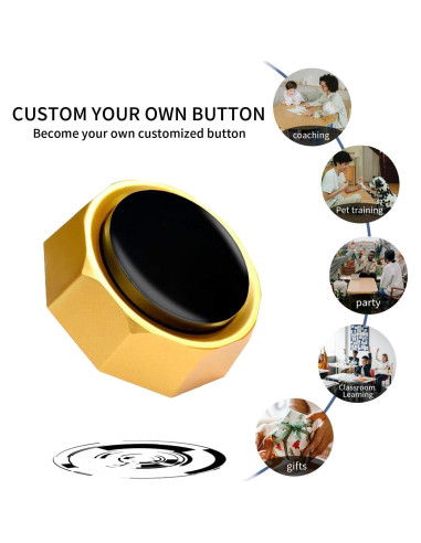 Botón de Sonido USB RIBOSY - 100+ Grabaciones, Sin Intervalo