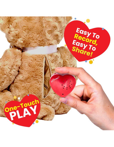 Grabadora de Voz EZSound para Peluches - Paquete de 2, 30 seg