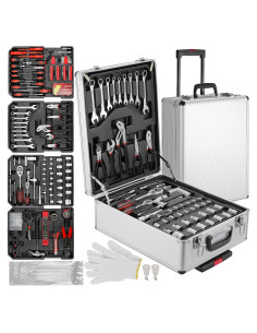 Juego de Herramientas Mecánicas TLGREEN 799 pcs con Estuche