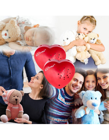 Grabadora de Voz EZSound para Peluches - Paquete de 2, 30 seg