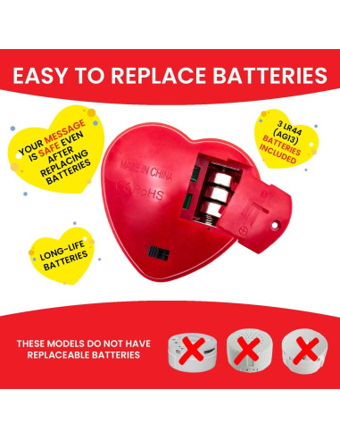 Grabadora de Voz EZSound para Peluches - Paquete de 2, 30 seg