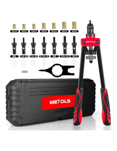 Kit de Herramientas para Tuercas Remachadas WETOLS 14" 70 Piezas