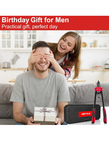 Kit de Herramientas para Tuercas Remachadas WETOLS 14" 70 Piezas