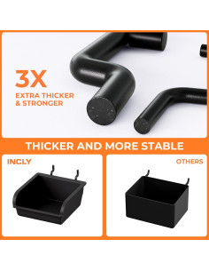 Kit Organizador de Ganchos para Tablero de Clavos INCLY 220PCS 2