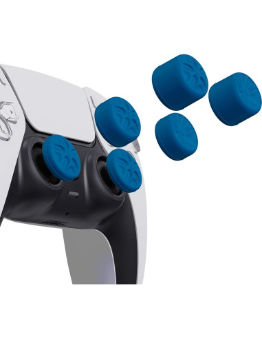 Tapas de Joystick Ergonómicas PlayVital Azules para Consolas