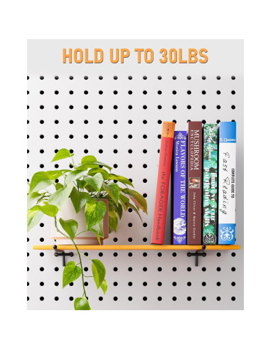 Ganchos de Tablero de Clavos INCLY 60 Piezas 5-15 cm Alta Resistencia