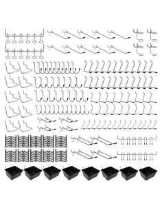 258 Ganchos para Tablero Perforado Dobures - Accesorios de Almacenamiento