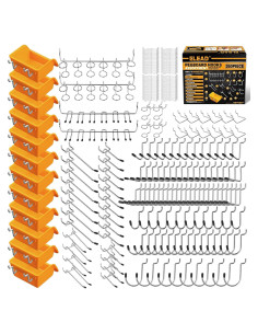 Ganchos para Tablero de Clavos ELEAD 260 Piezas Organizador