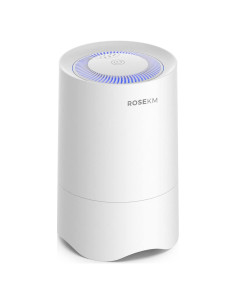 Purificador de Aire Mini HEPA ROSEKM AP001R para Dormitorio