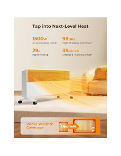 Calefactor Eléctrico Reekie HP2401-15DWM 1500W Mica Infrarrojo 2