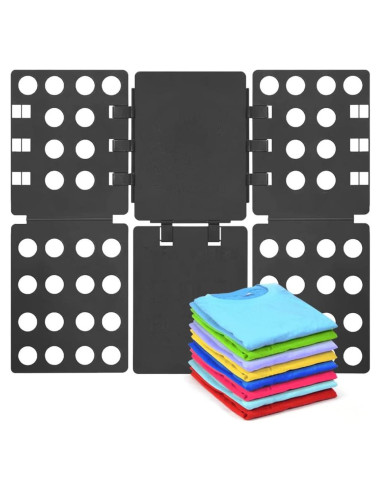 Tabla de Doblado de Camisas Sealegend V1 Plástico Negro